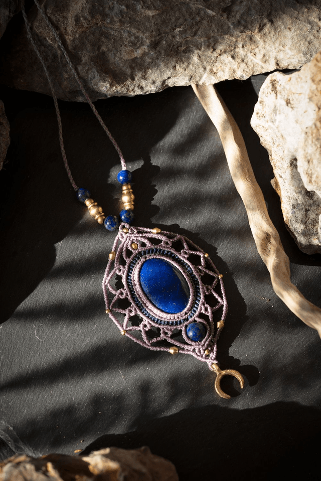 Nephthys - Collier Lapis lazuli