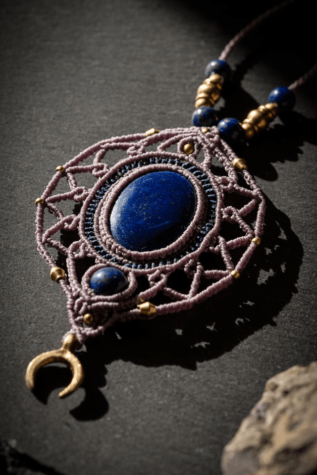 Nephthys - Collier Lapis lazuli