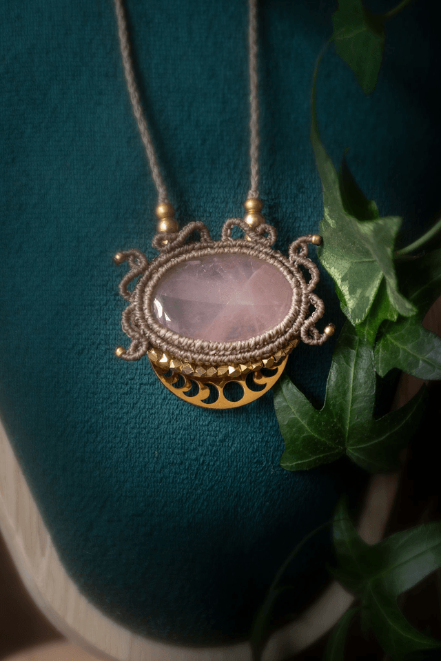 Miriel - Talisman avec quartz rose