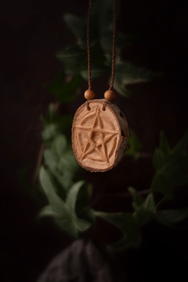 Silvarùn - Talisman pentacle sculpté