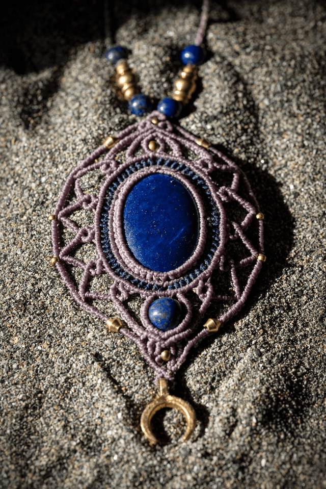 Nephthys - Collier Lapis lazuli