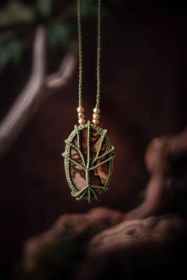 Elara - Collier Jaspe Outback