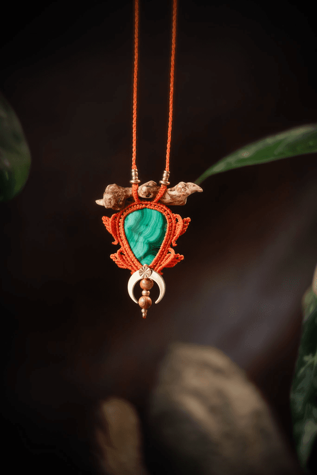 Verdelune - Talisman malachite